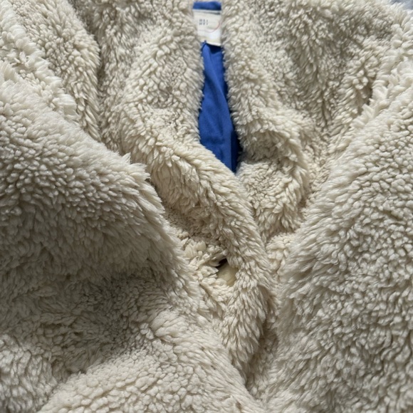 Anthropologie Hei Hei Stella Sherpa Jersey Lining Bomber Coat in Size Medium - Picture 7 of 9